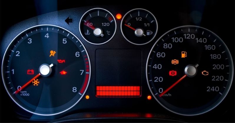 Causes of the check engine light with a down arrow